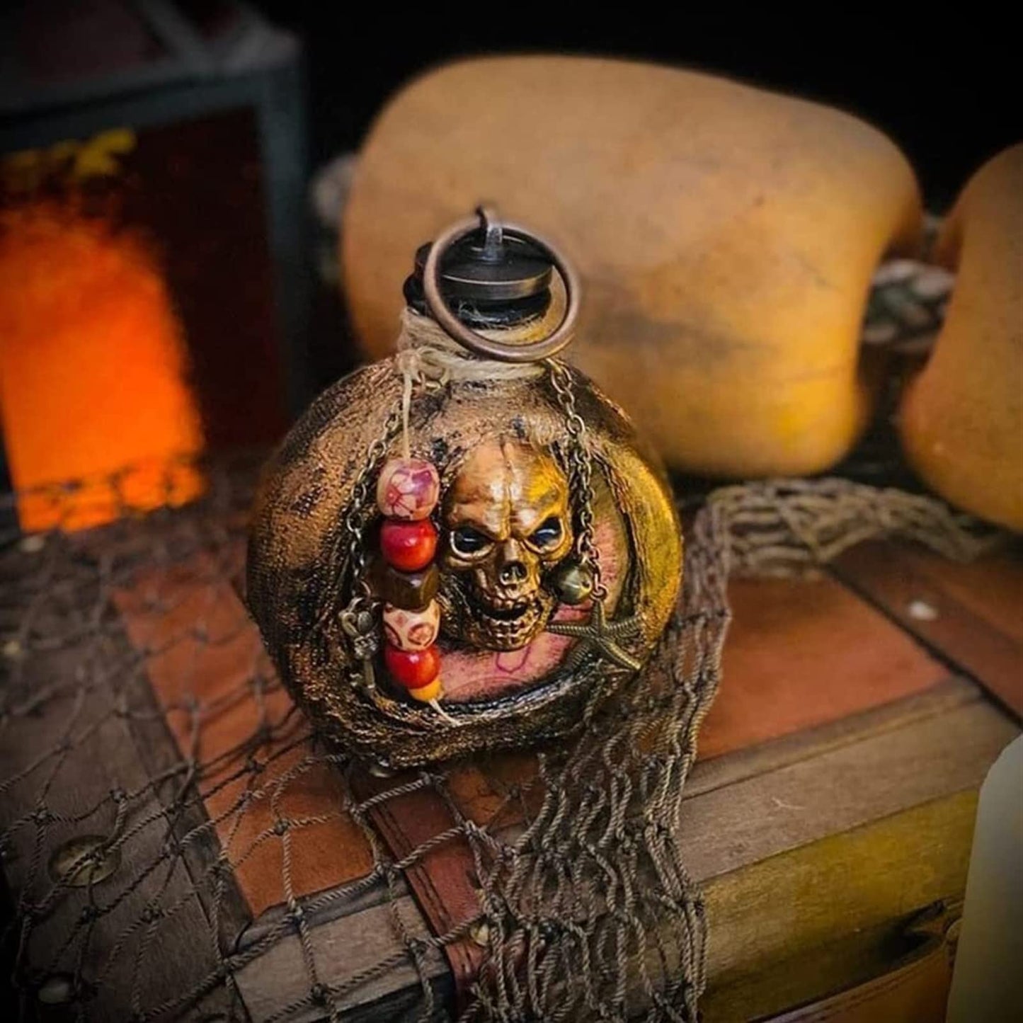 Pirate Rum Skull Hip Flask