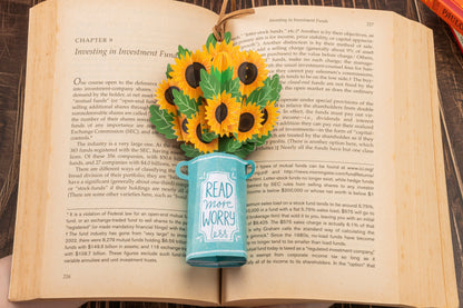 Leauni Elegant Flower Bouquet Pop-up Bookmark - New Pop-Mark