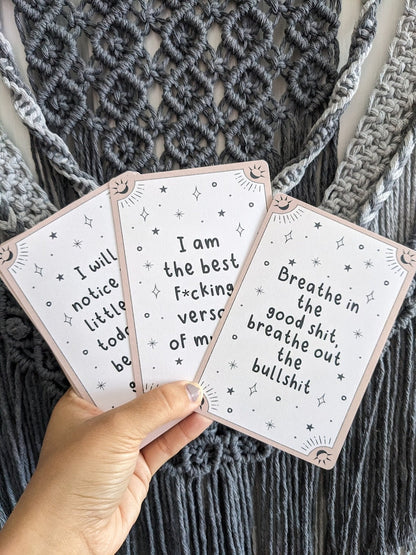 🎁Funny Sweary Affirmation Cards