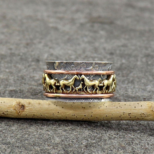 🔥Hot Sale-49% OFF — 🐎Horse Spinner Ring（Buy 2 Free Shipping）