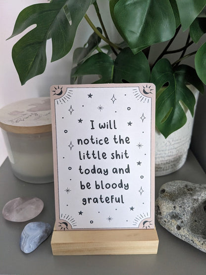 🎁Funny Sweary Affirmation Cards