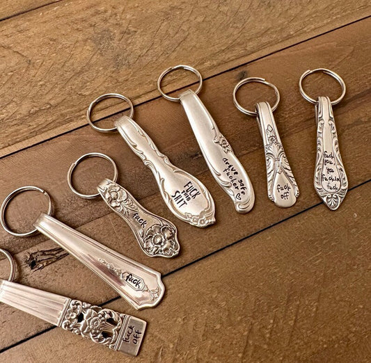 😂Fu*k Spoon handle keychain🥄