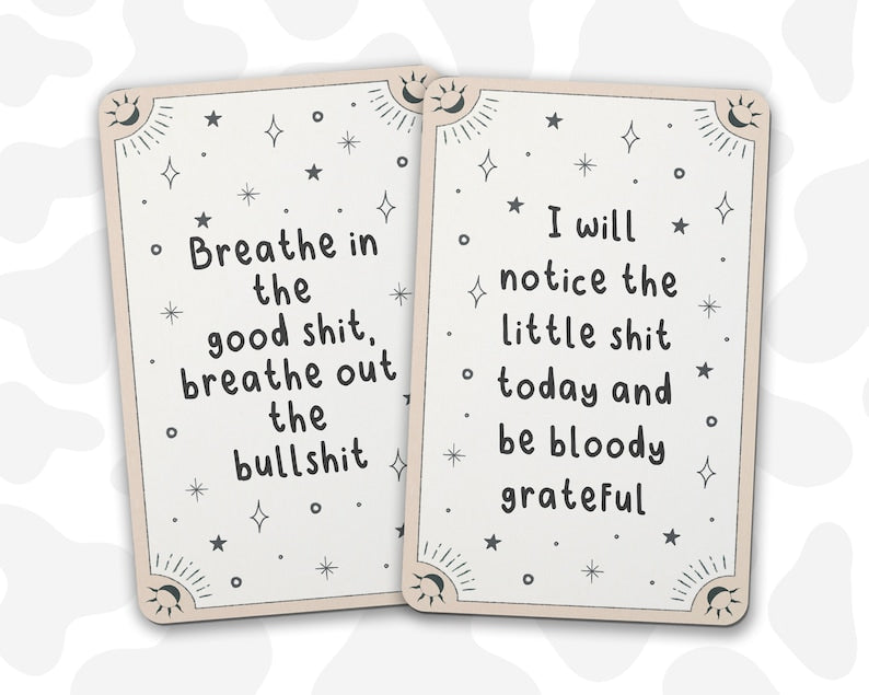 🎁Funny Sweary Affirmation Cards
