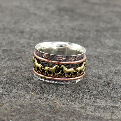 🔥Hot Sale-49% OFF — 🐎Horse Spinner Ring（Buy 2 Free Shipping）