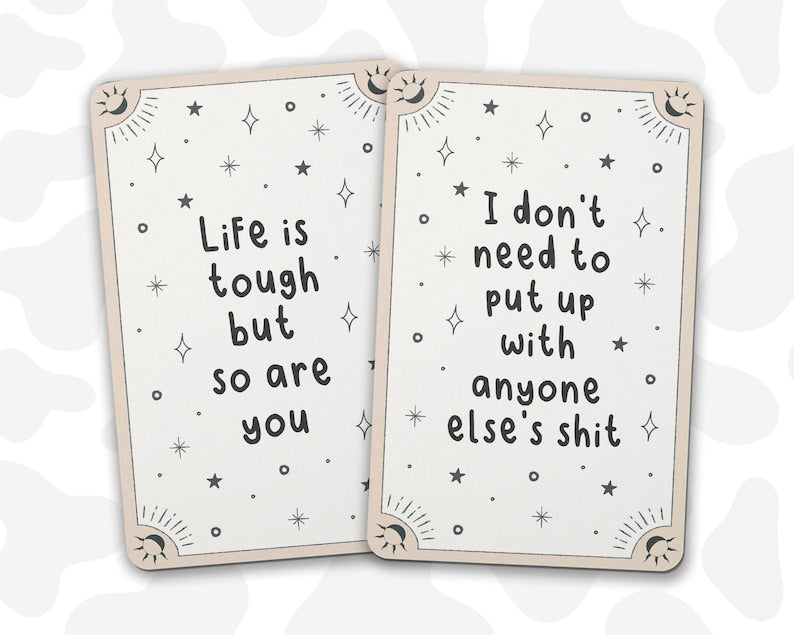 🎁Funny Sweary Affirmation Cards