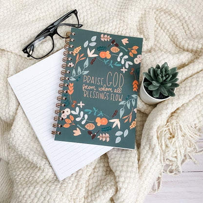 Praise God from Whom All Blessings Flow Spiral Notebooks