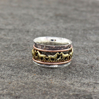 🔥Hot Sale-49% OFF — 🐎Horse Spinner Ring（Buy 2 Free Shipping）