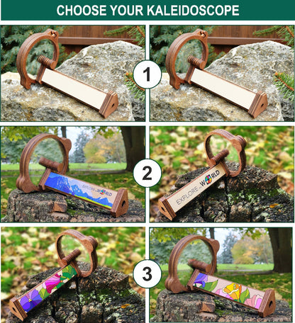 💗✨Wooden DIY Kaleidoscope Kit
