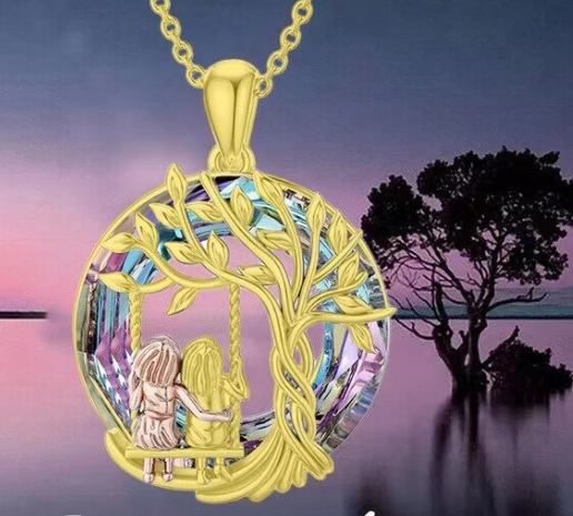 🍀HOT SALE 49% OFF--🎁🌳Tree of Life Sisters Necklace👯