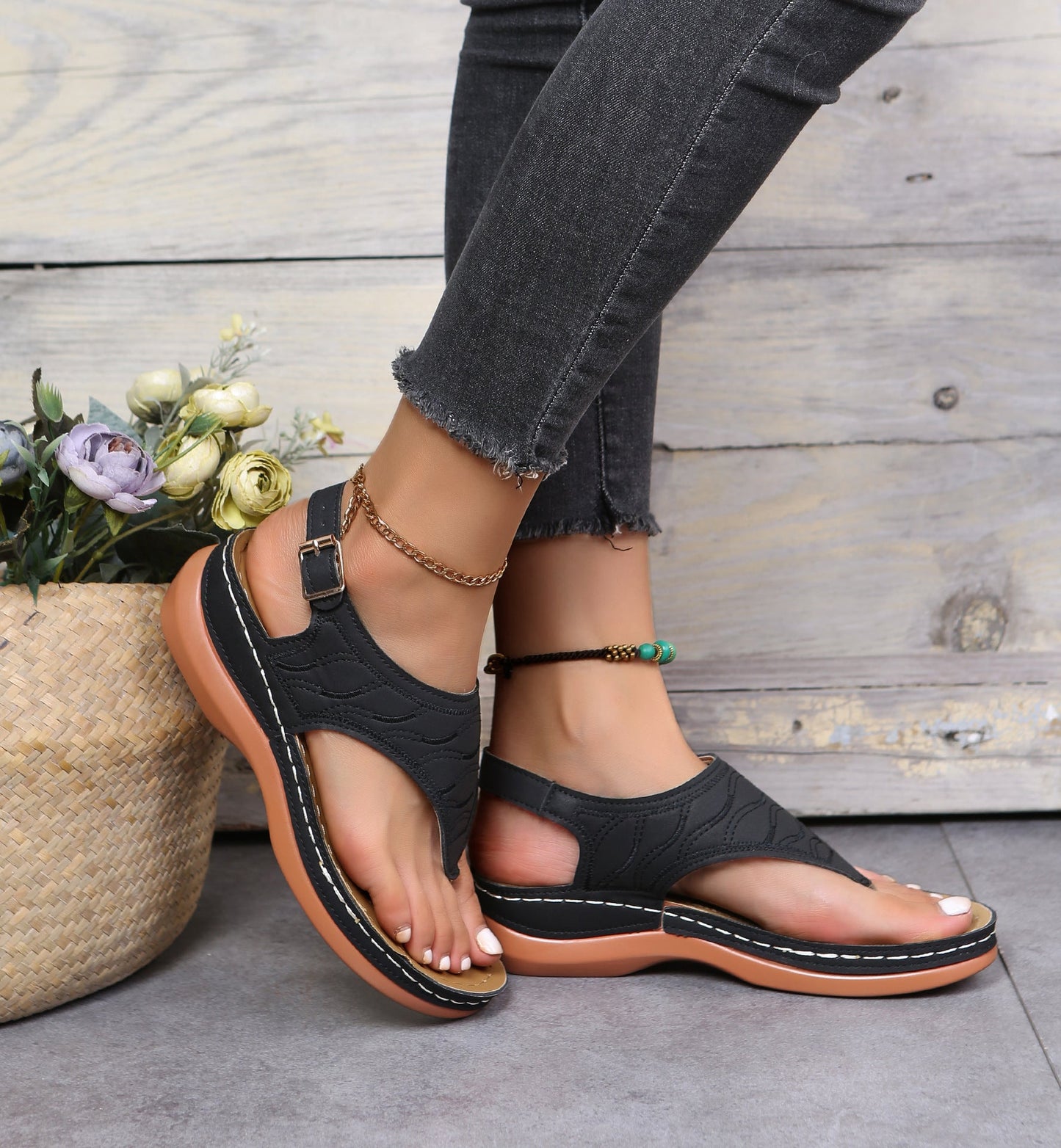 🔥🔥HOT SALE-49% OFF-Roman Style Buckle Women's Sandals👡