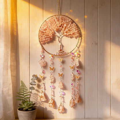 🔥Tree of Life Crystal Suncatcher Wind Chime