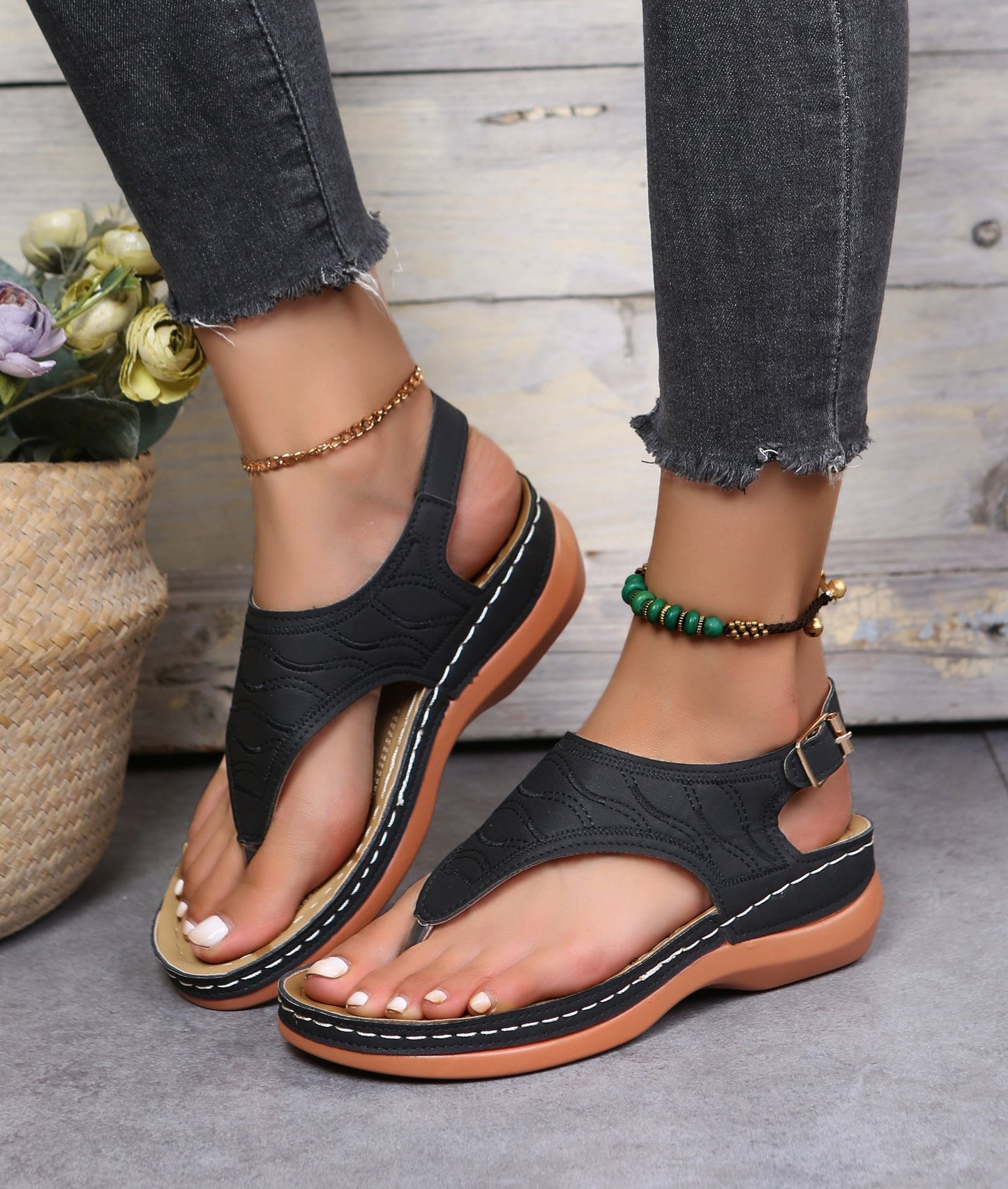 🔥🔥HOT SALE-49% OFF-Roman Style Buckle Women's Sandals👡