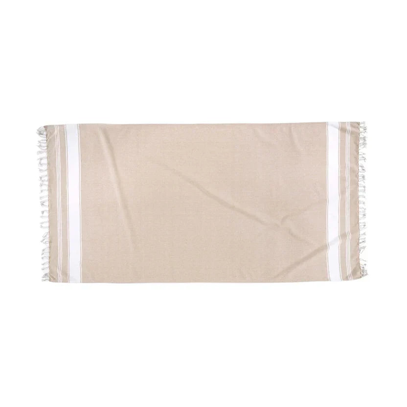 🌞🏖️Beach Towel – Lightweight Quick-Dry Sand-Free Hammam Towel for Beach, Pool & Travel