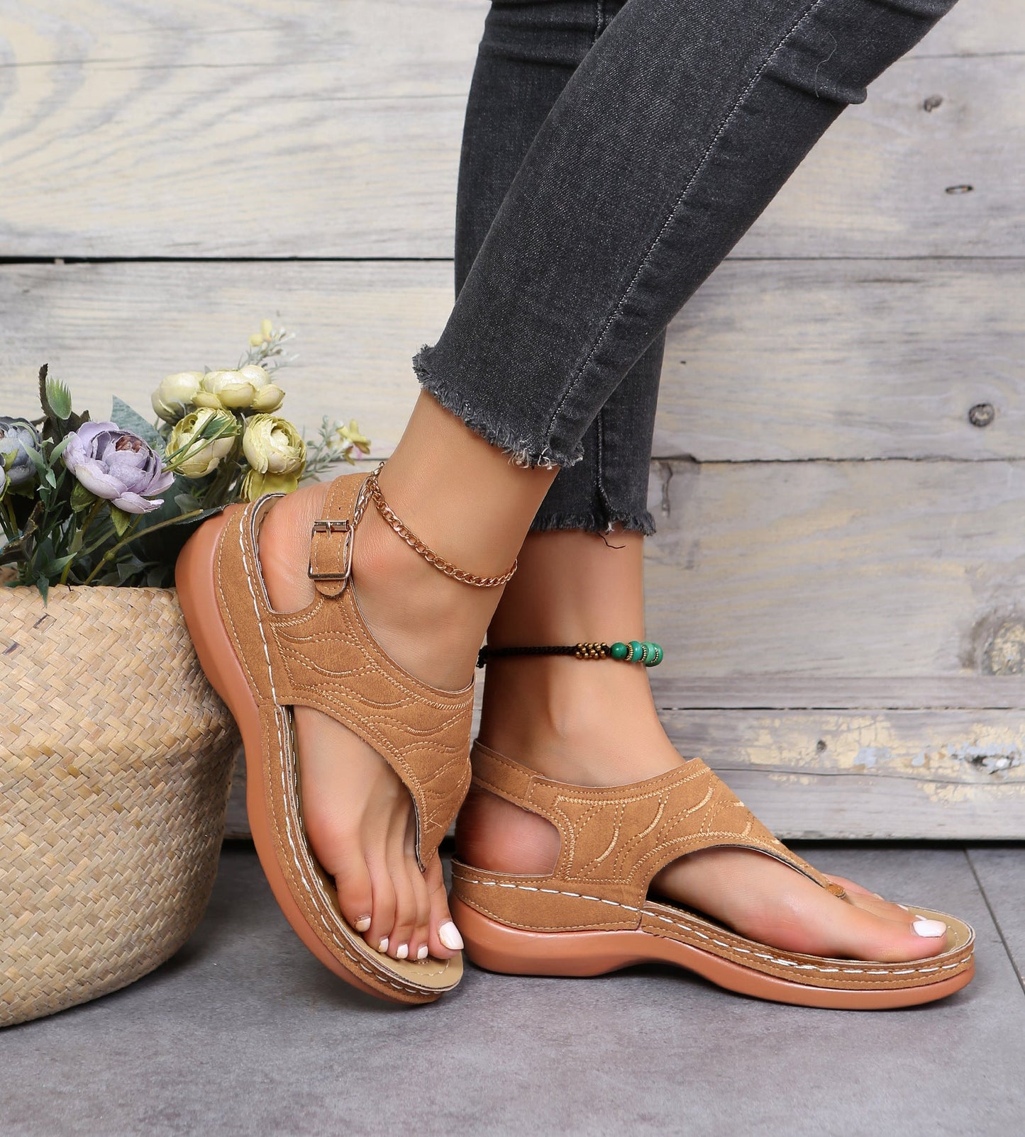 🔥🔥HOT SALE-49% OFF-Roman Style Buckle Women's Sandals👡