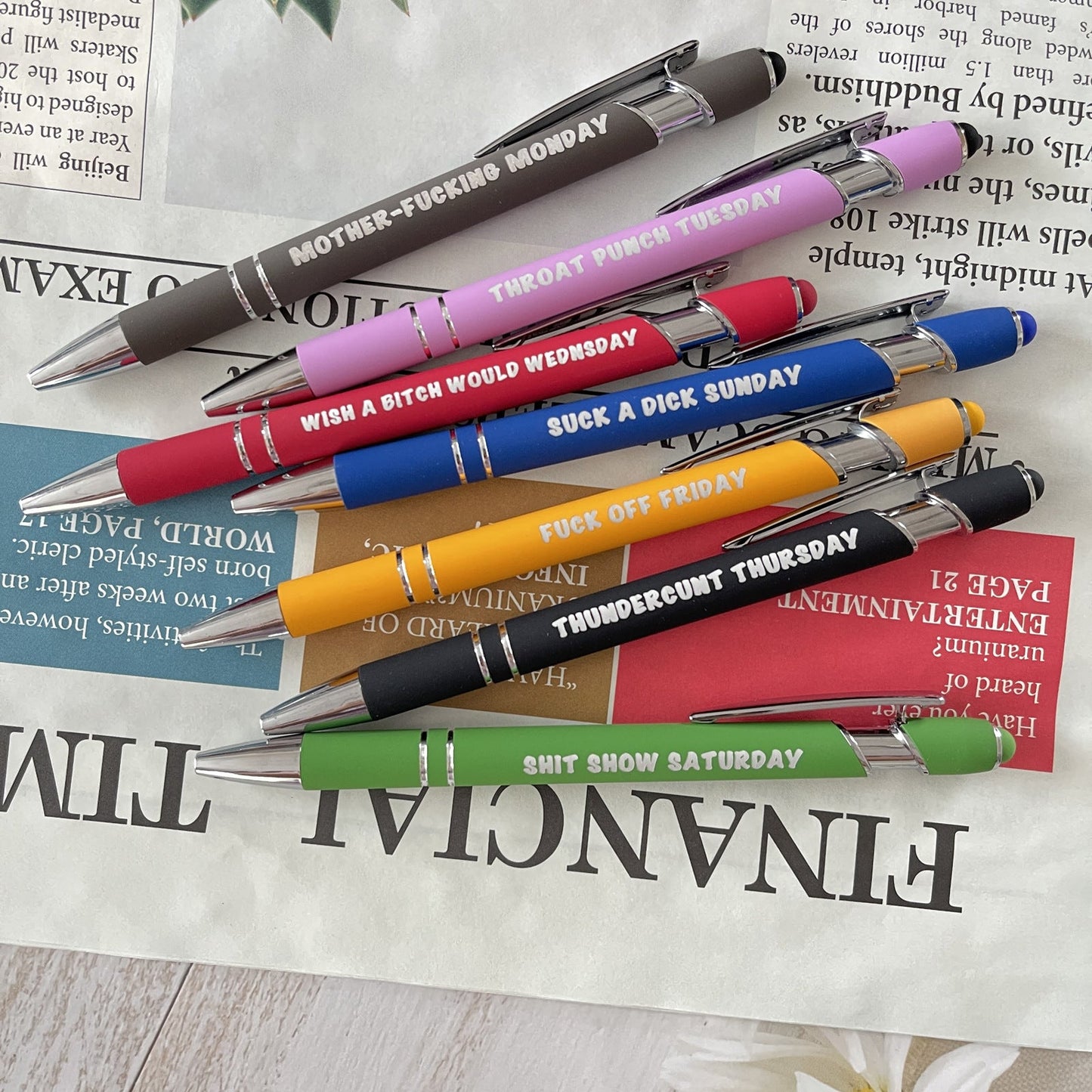 🤪Offensive Pen Set | Funny Daily Pen Set of 7