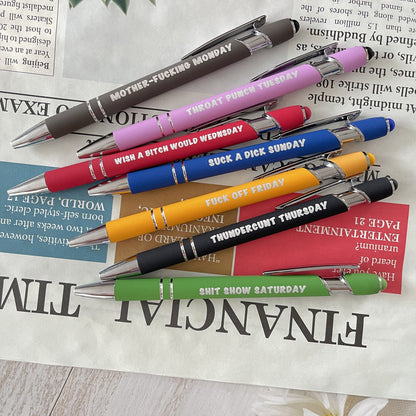 🤪Offensive Pen Set | Funny Daily Pen Set of 7