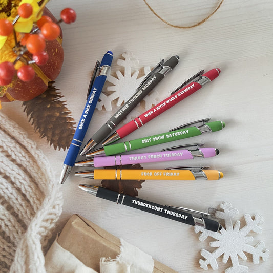🤪Offensive Pen Set | Funny Daily Pen Set of 7