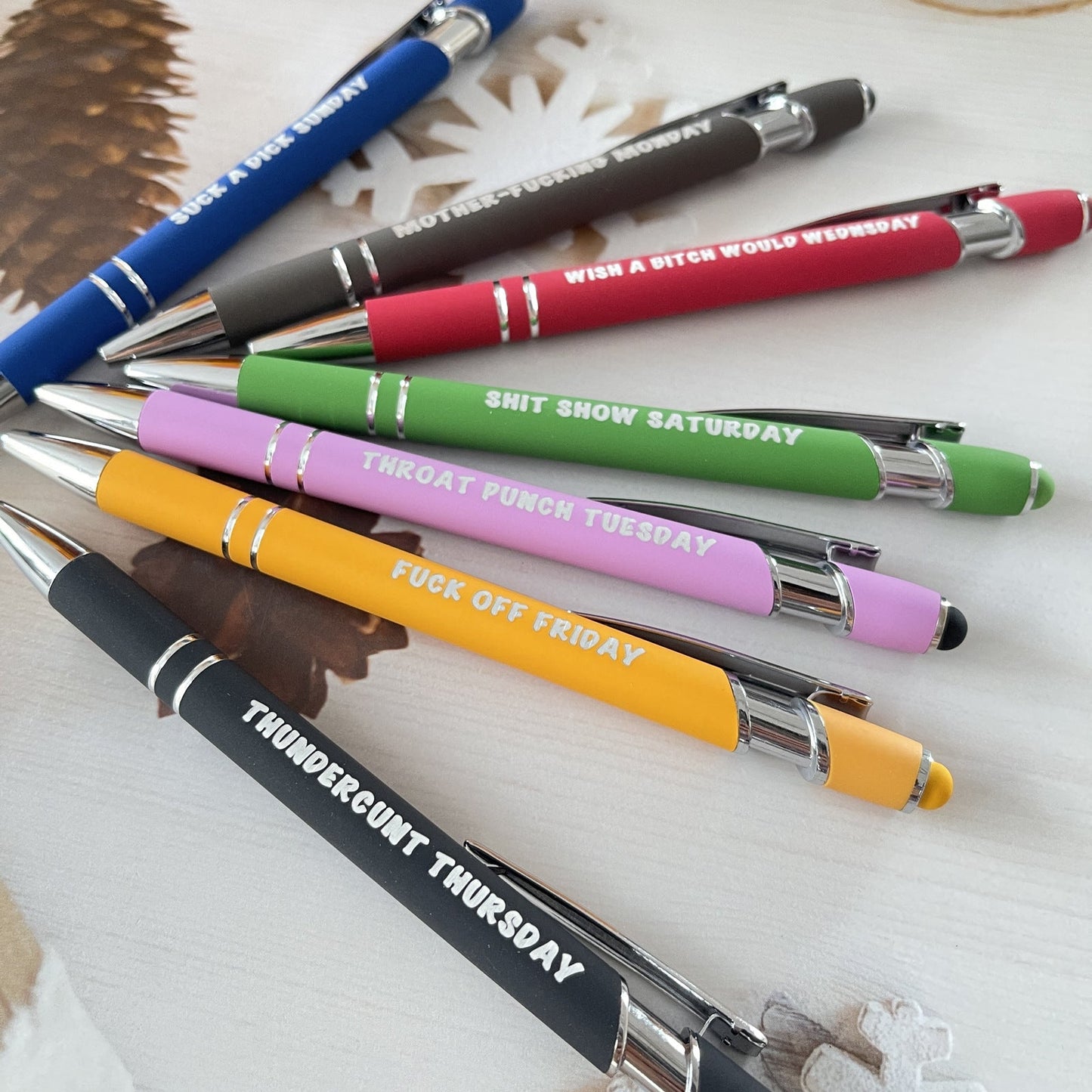 🤪Offensive Pen Set | Funny Daily Pen Set of 7