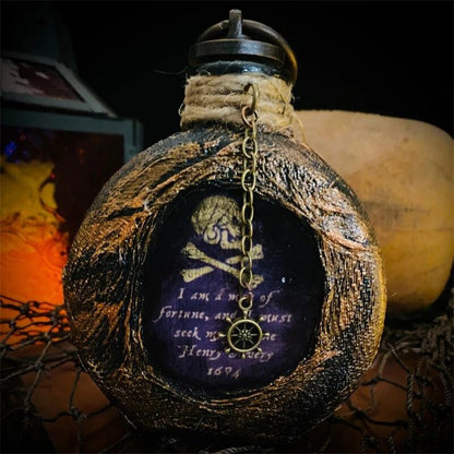 Pirate Rum Skull Hip Flask
