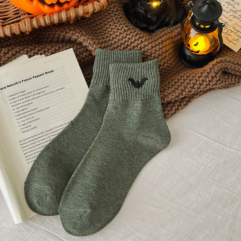 🎃 50% OFF Halloween Embroidered Ankle Socks