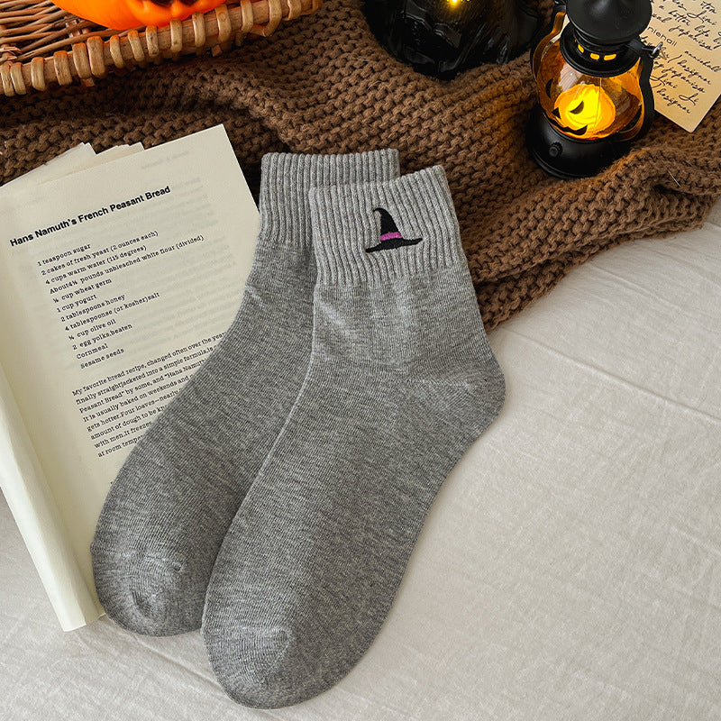 🎃 50% OFF Halloween Embroidered Ankle Socks
