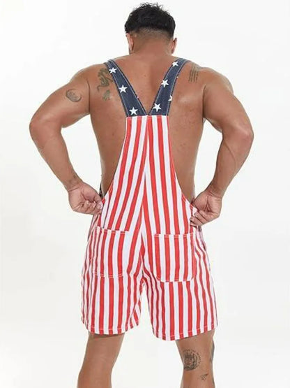 USA Flag Overalls –Same style for men and women