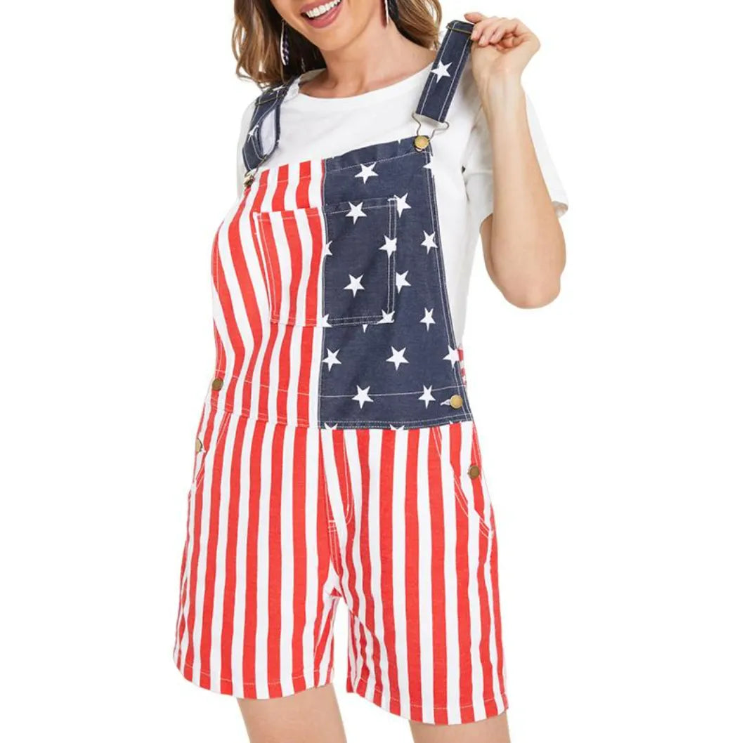 USA Flag Overalls –Same style for men and women