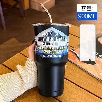 🔥Summer Hot sale-Car Cup 304 Stainless Thermos Steel Flask