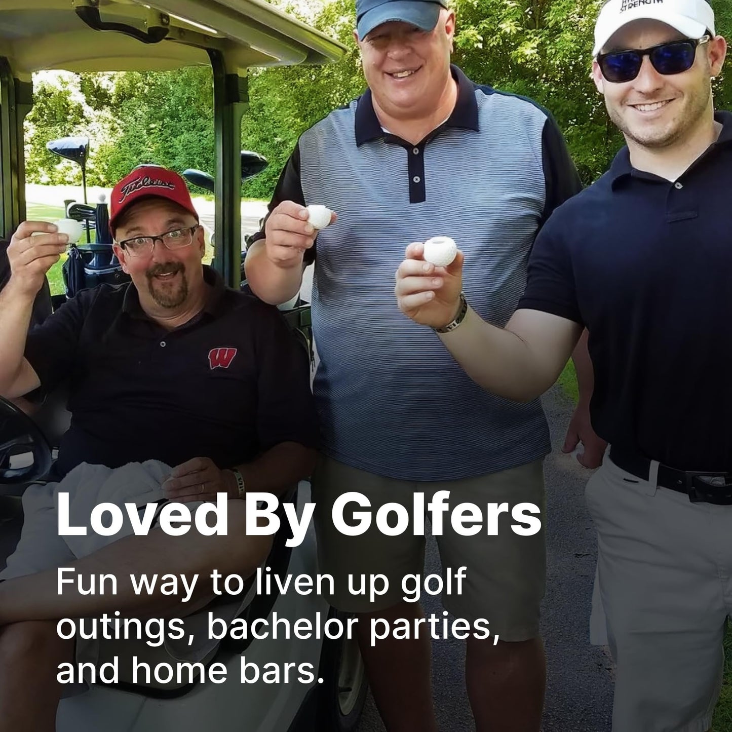 ⛳Best Father's Day Gift | Golf Ball Shaped Shot Glasses