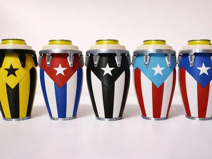 💥Conga-Style Can Holder – Celebrate Caribbean Pride, One Sip at a Time