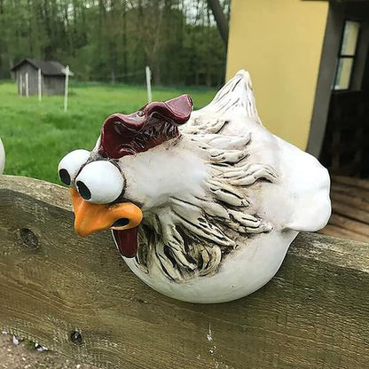 🔥Funny Chicken Garden Fence Decoration🐓