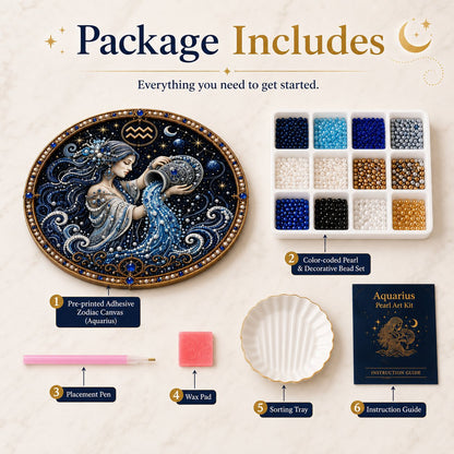 ♈12 Zodiac Signs Pearl Art Kit 🌙Buy 2+ Get Free Shipping