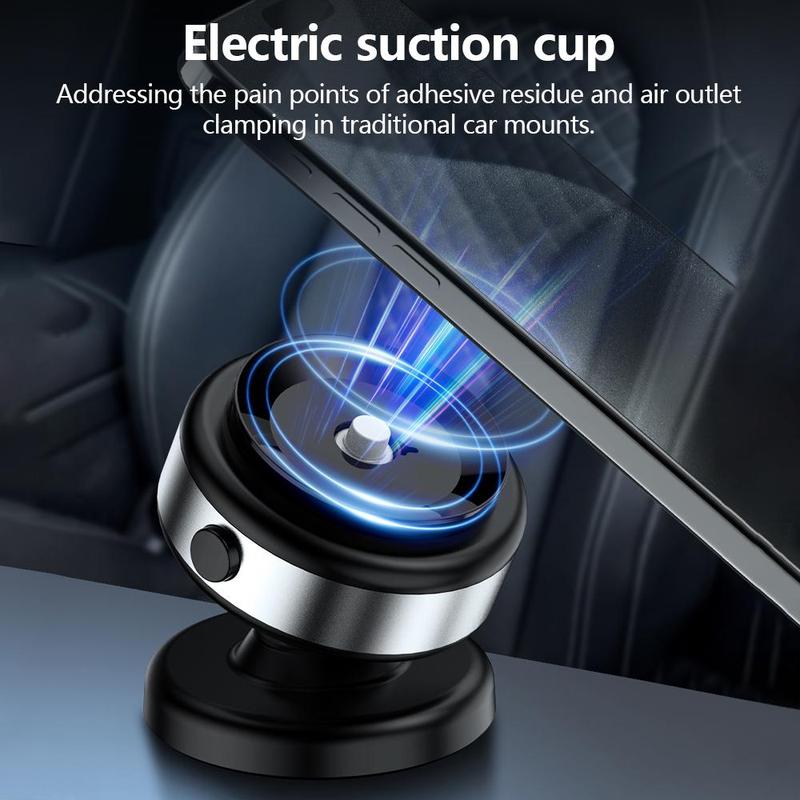 🔥Hot Sale 49% — Car Electric Suction Cup Vacuum Magnetic Phone Holder