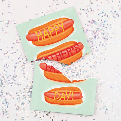 🤣Endless Dad, Dad, Dad, Father's Day Card with glitter 🔊