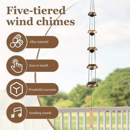 Metal Pagoda Wind Chimes for Outside