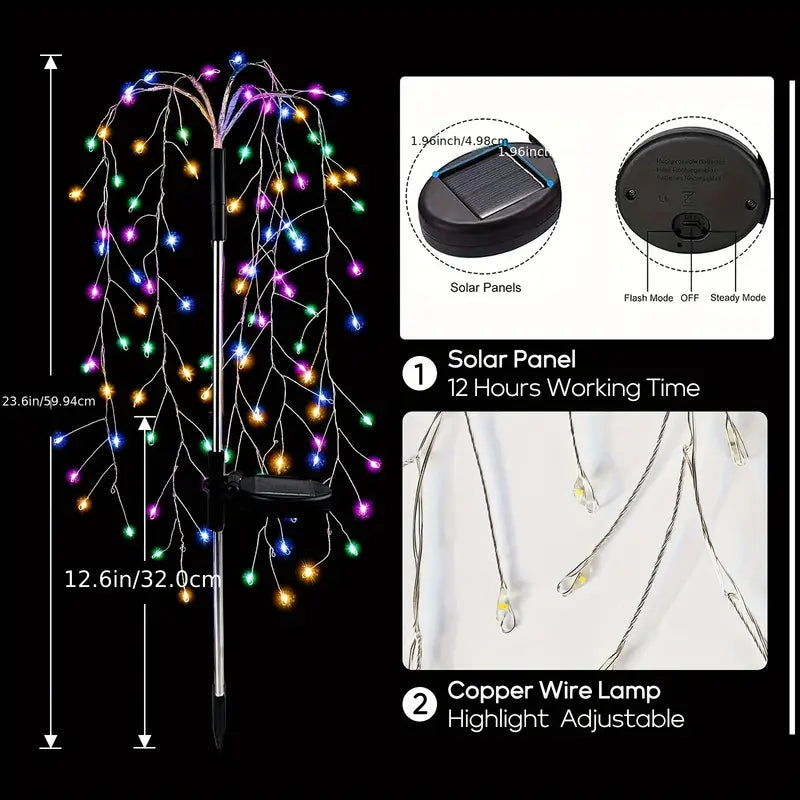 🔥LAST DAY 49% OFF🎁Waterproof Solar Garden Lights Outdoor Decor