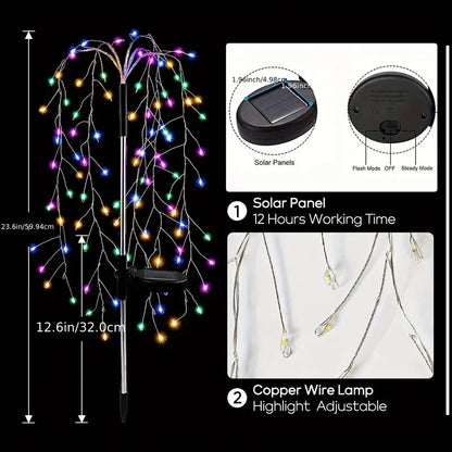 🔥LAST DAY 49% OFF🎁Waterproof Solar Garden Lights Outdoor Decor