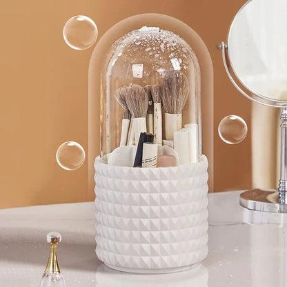 🎅Christmas Hot Sale-🎁360° Rotating Dustproof Large-Capacity Makeup Box