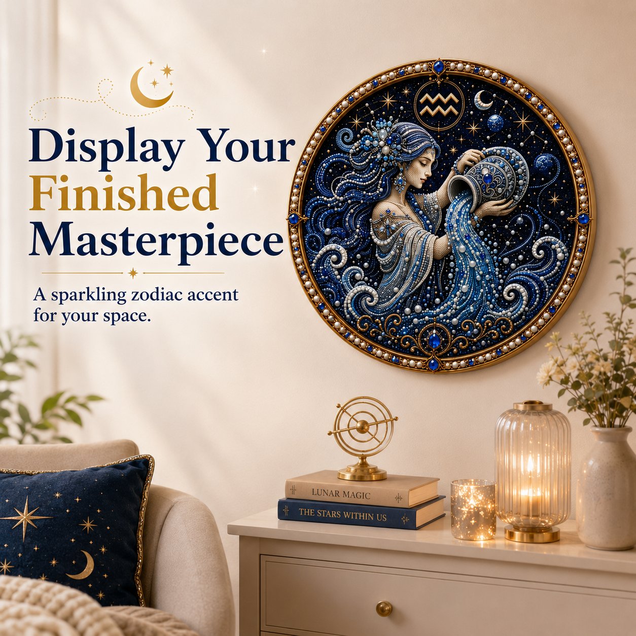 ♈12 Zodiac Signs Pearl Art Kit 🌙Buy 2+ Get Free Shipping