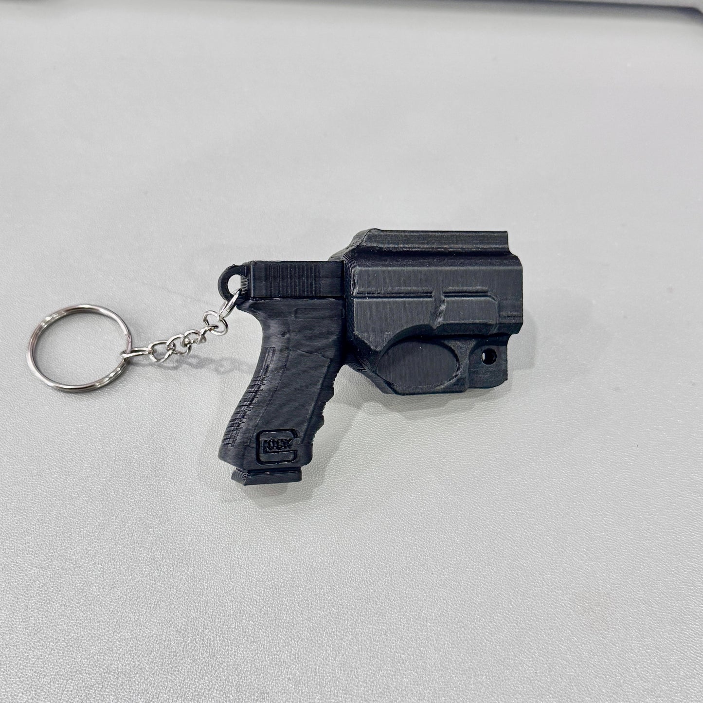 🎯 3D Printed Pistol & Holster Keychain