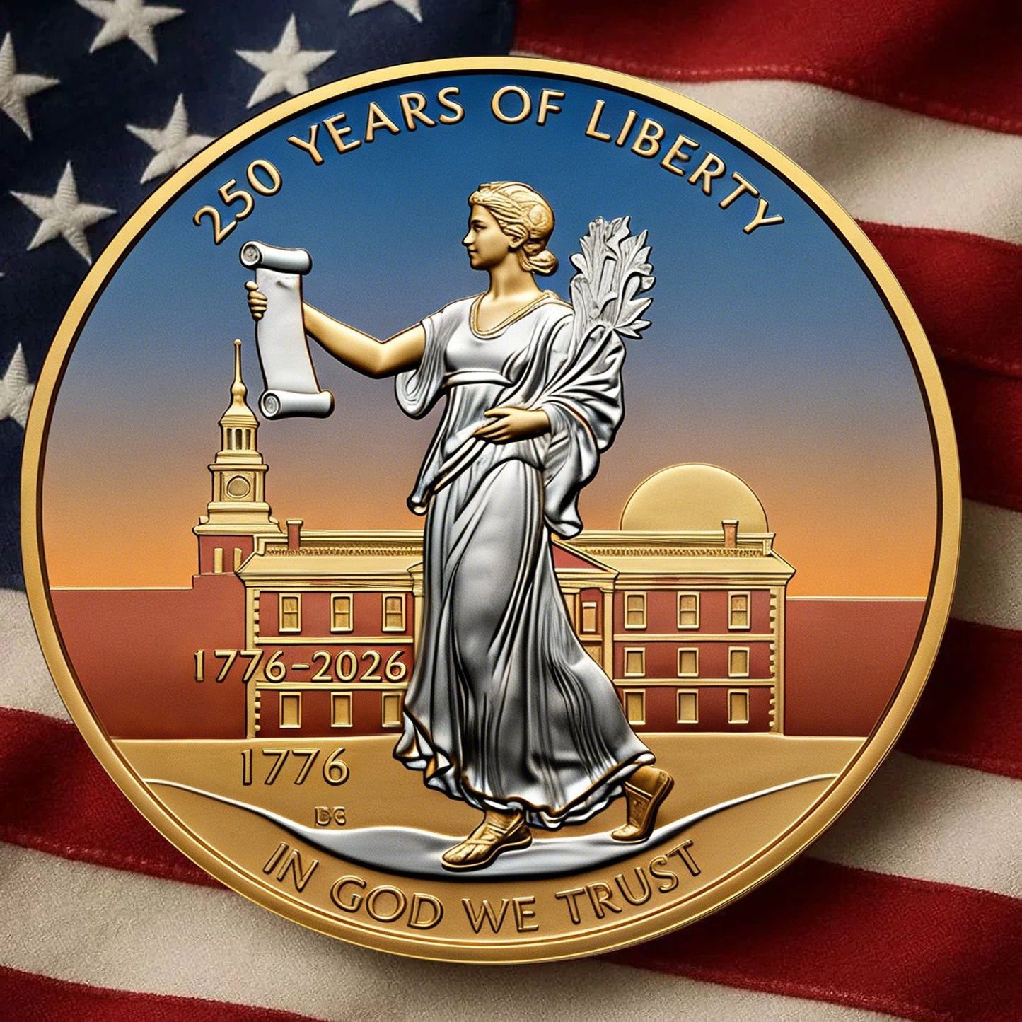 🏆Flash Sale 49% OFF - 250 Years of Liberty Commemorative Coin