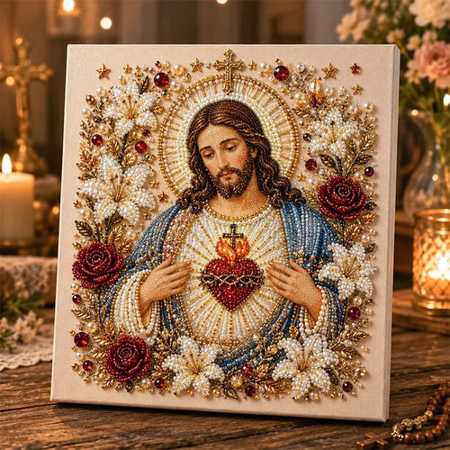 🙏🙏Christian DIY Pearl Art Set