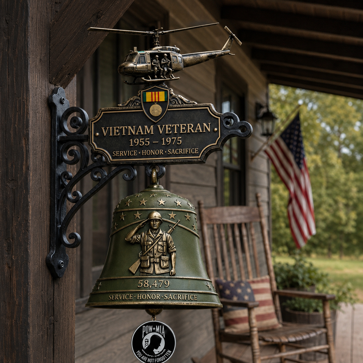 🔔Last Day Promo: 49% OFF 🎖️-Vietnam Veteran Tribute Wall Bell