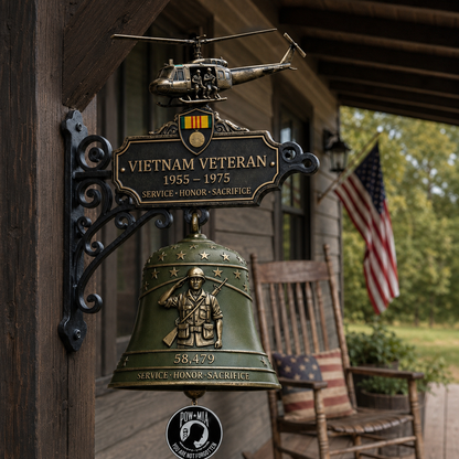 🔔Last Day Promo: 49% OFF 🎖️-Vietnam Veteran Tribute Wall Bell