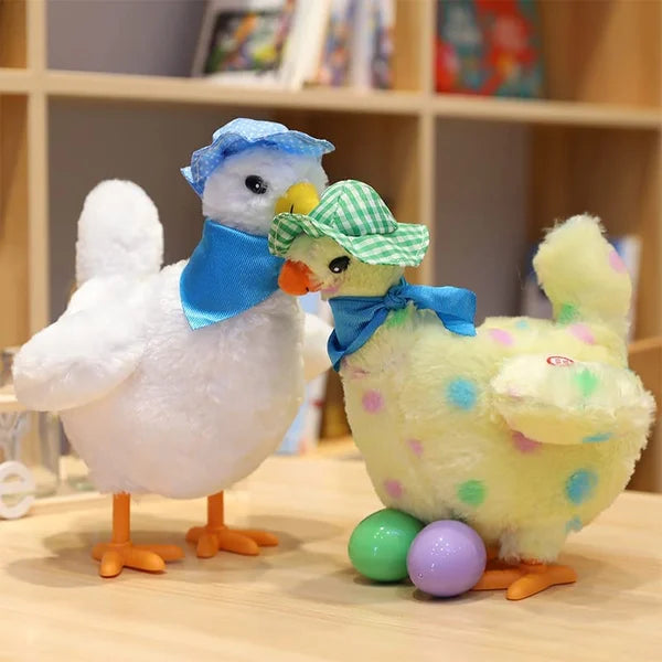 🎅Christmas Hot sale -🎁 Electric crazy plush chicken