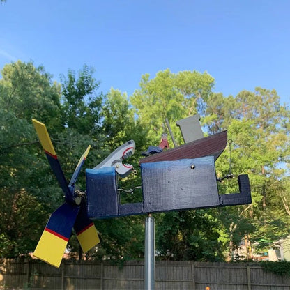 Last Day 49%OFF -JAWS Disaster Whirligig -  Funny Garden Decor