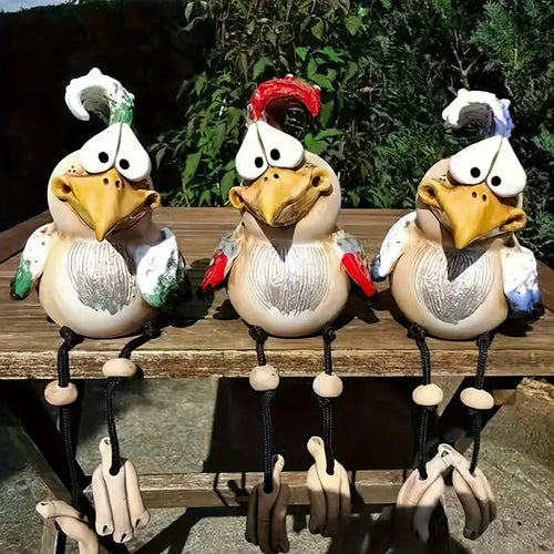 🔥HOT SALE - 49% OFF - 🐓Funny Chicken Fence Decoration Statues
