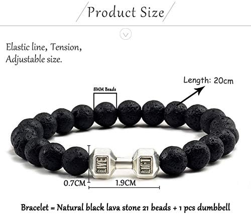 🔥HOT SALE🔥Buy 1 Get 1 Free--Dumbbell Bracelet🎁