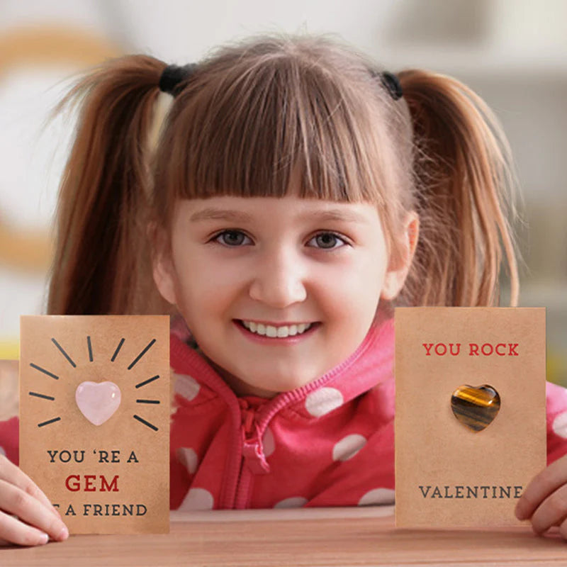 ❤24 Pack Valentines Cards with Heart