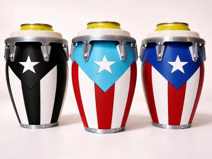 💥Conga-Style Can Holder – Celebrate Caribbean Pride, One Sip at a Time